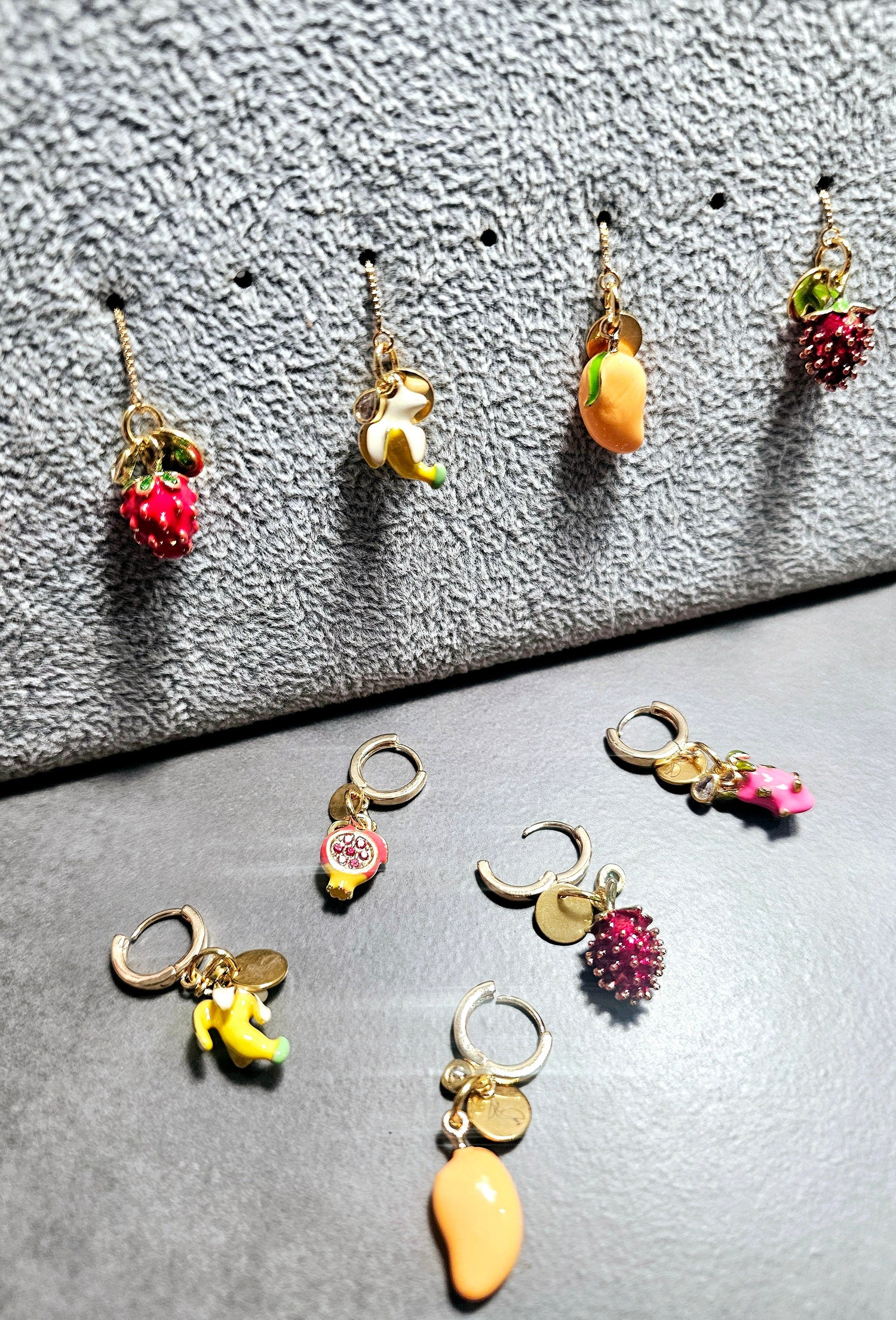 Boucles d'oreilles interchangeables Fruits