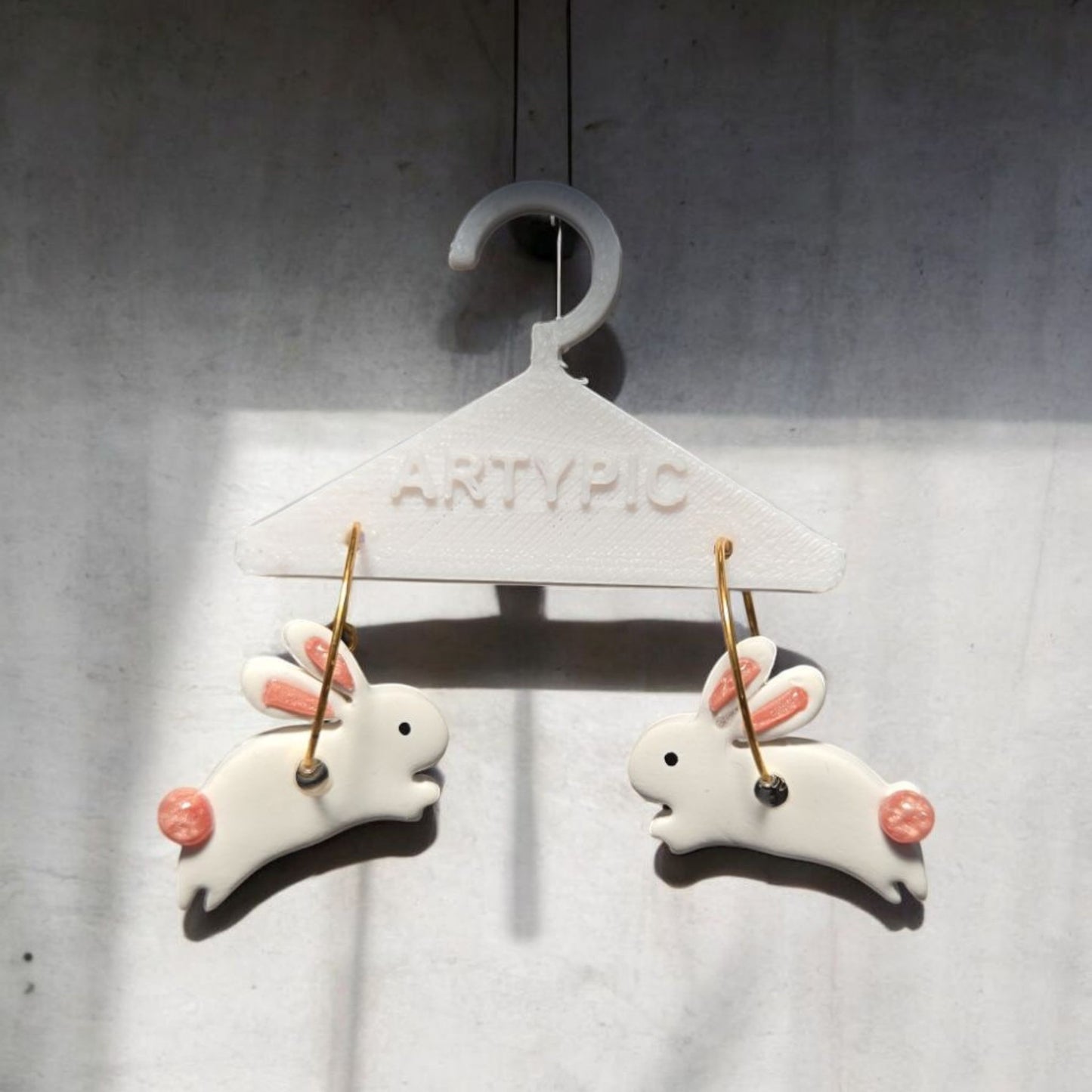 Bunny 3,5cm anneaux acier inoxydables