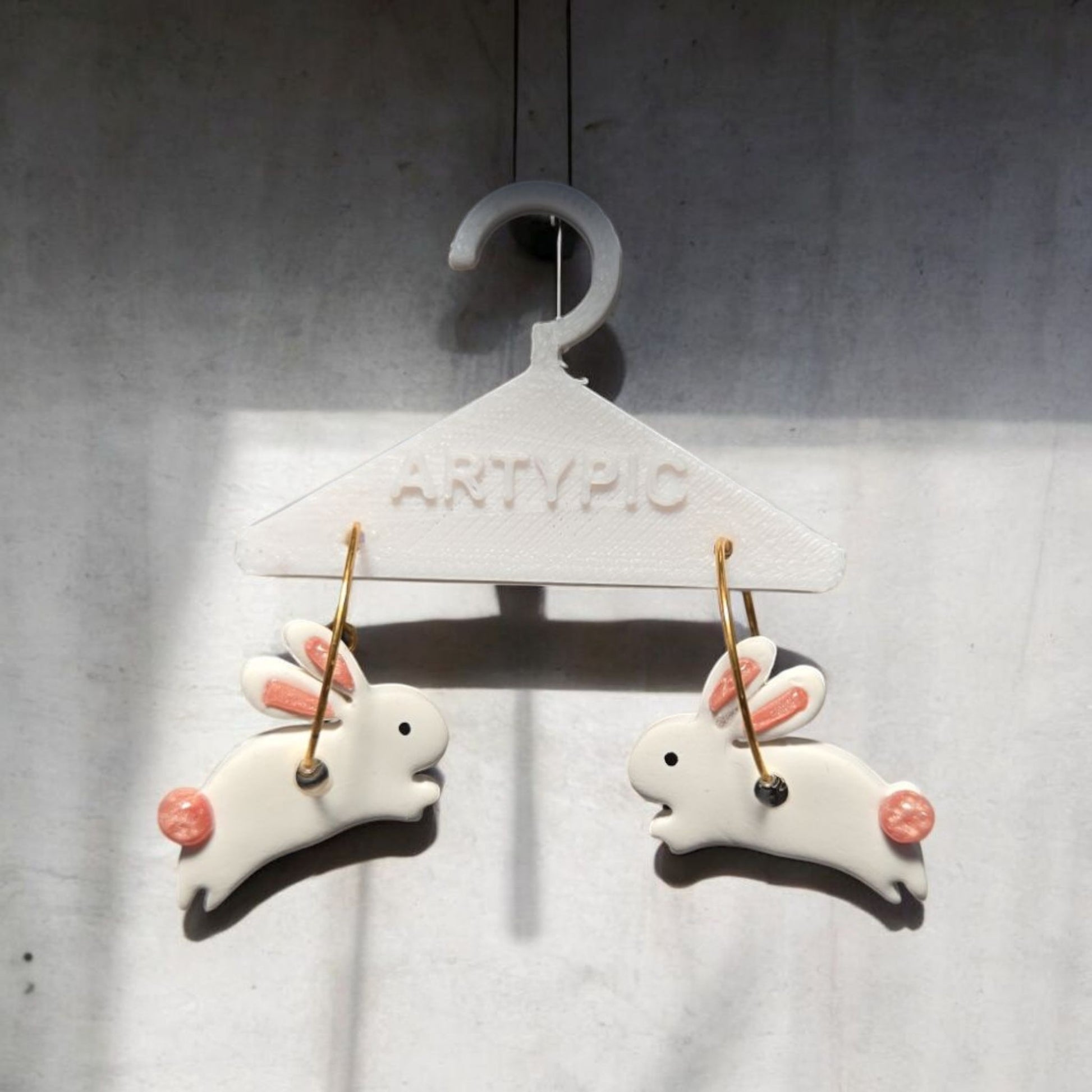 Bunny 3,5cm anneaux acier inoxydables
